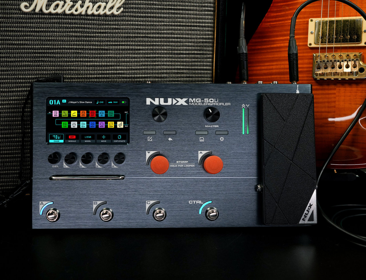 nu-x MG-50Li Modeler & Profiler Shadow Mist NU-X ニューエックス