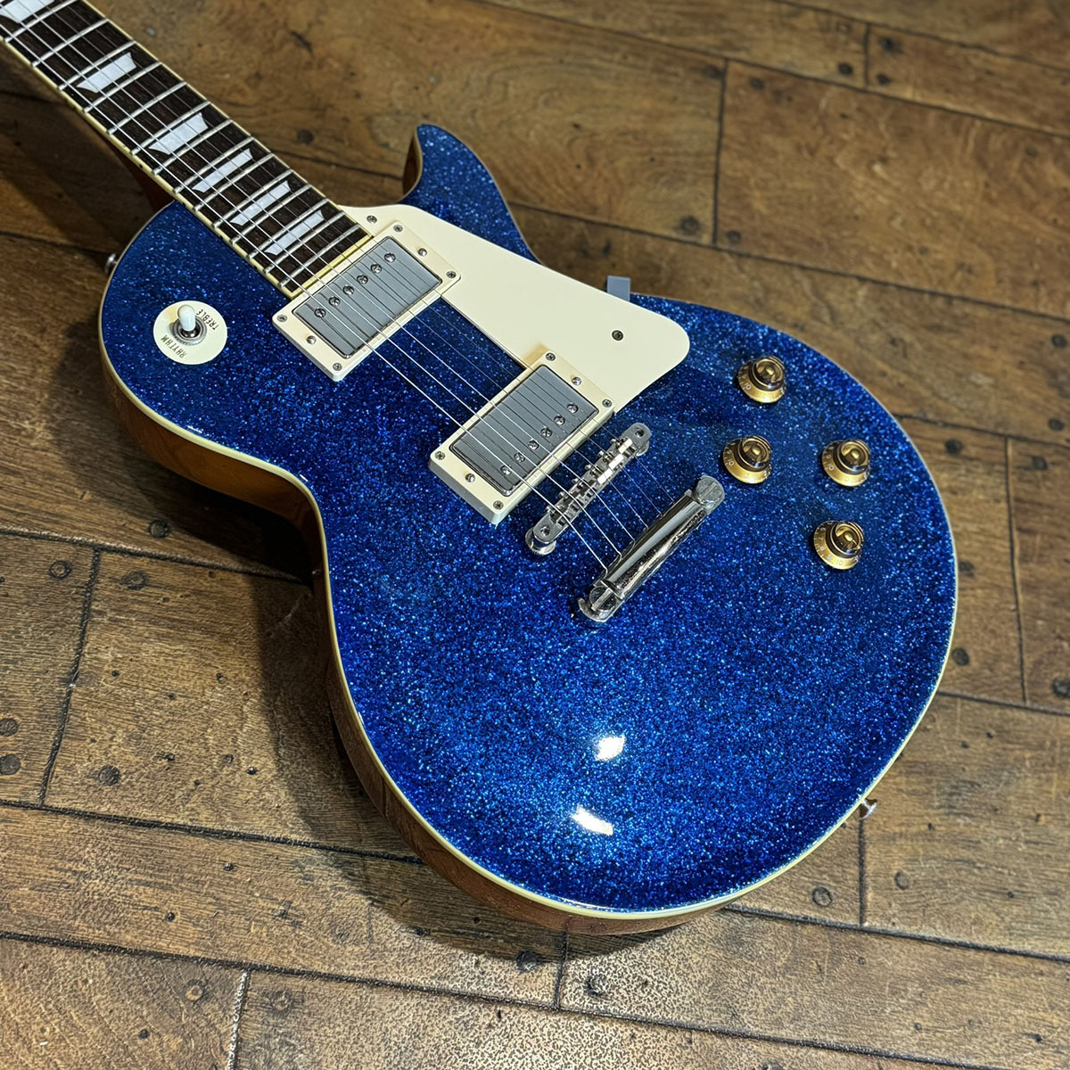 Edwardsレスポールエレキギター ブルー EDWARDS E-LP-108SD Blue Sparkle（中古/送料無料）【楽器検索