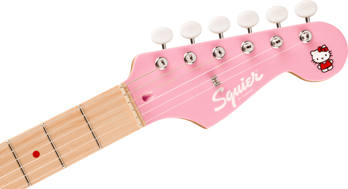 Squier by Fender Limited Hello Kitty Pink Stratocaster w