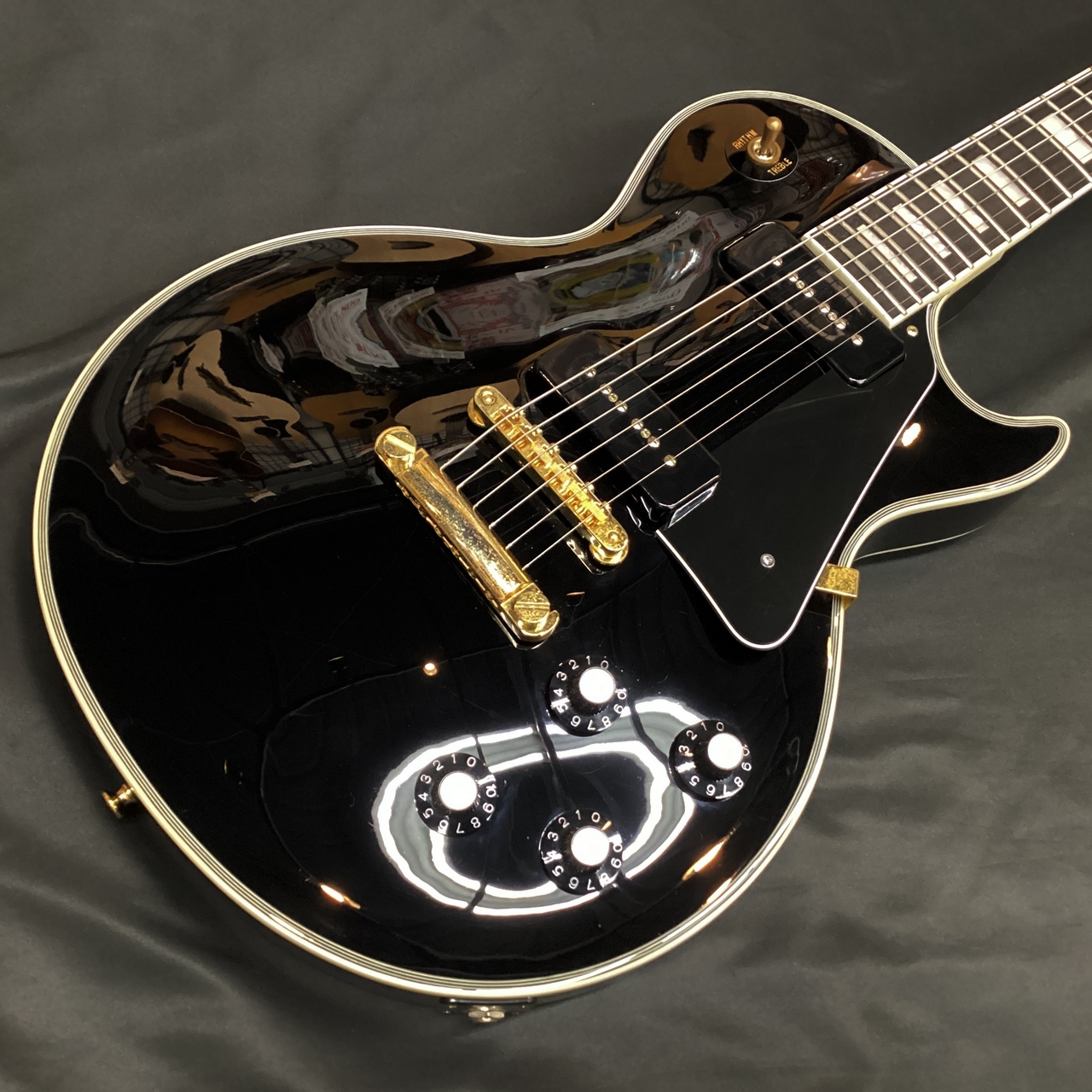 EDWARDS E-LP-CTM/P/BK(エドワーズ レスポール ブラック P90)（中古）【楽器検索デジマート】