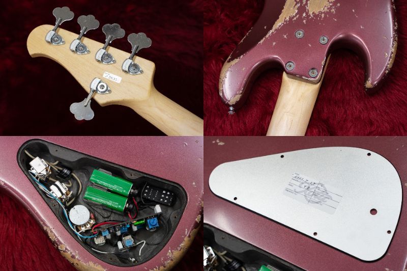 Xotic XJ-1T 5st Burgundy Mist Heavy Aged #J-2635R 4.32kg