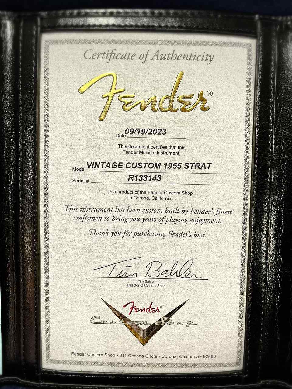Fender Custom Shop VINTAGE CUSTOM 1955 STRATOCASTER Wide-Fade