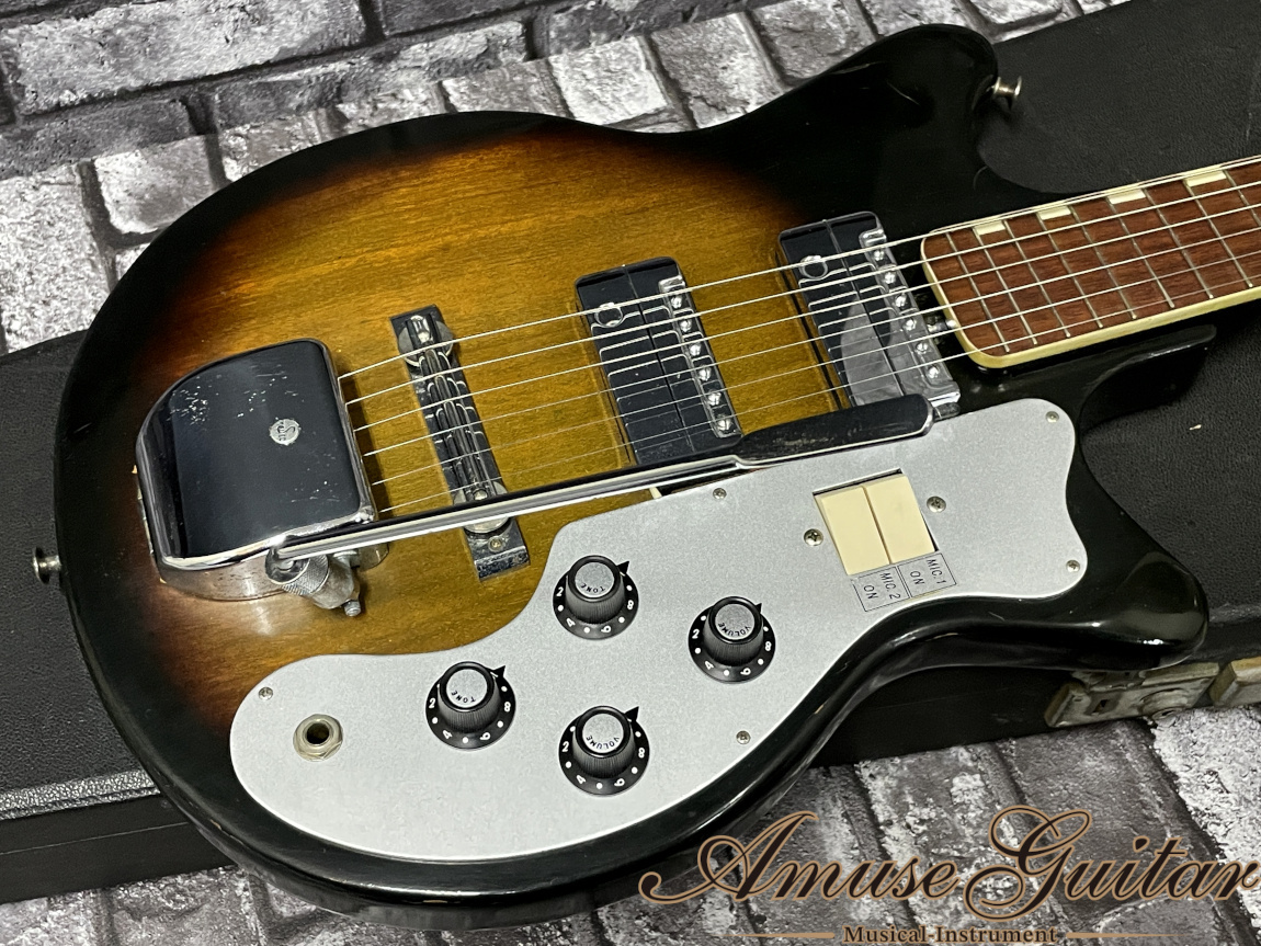 Teisco MJ-2L # Sun Burst 1963年製【EARLY MODEL】w/HARD CASE 2.97kg 