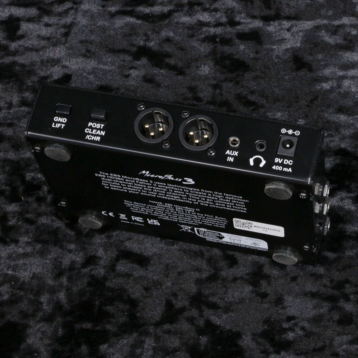 EBS Micro Bass 3 2-Channel Professional Outboard Preamp ベース用