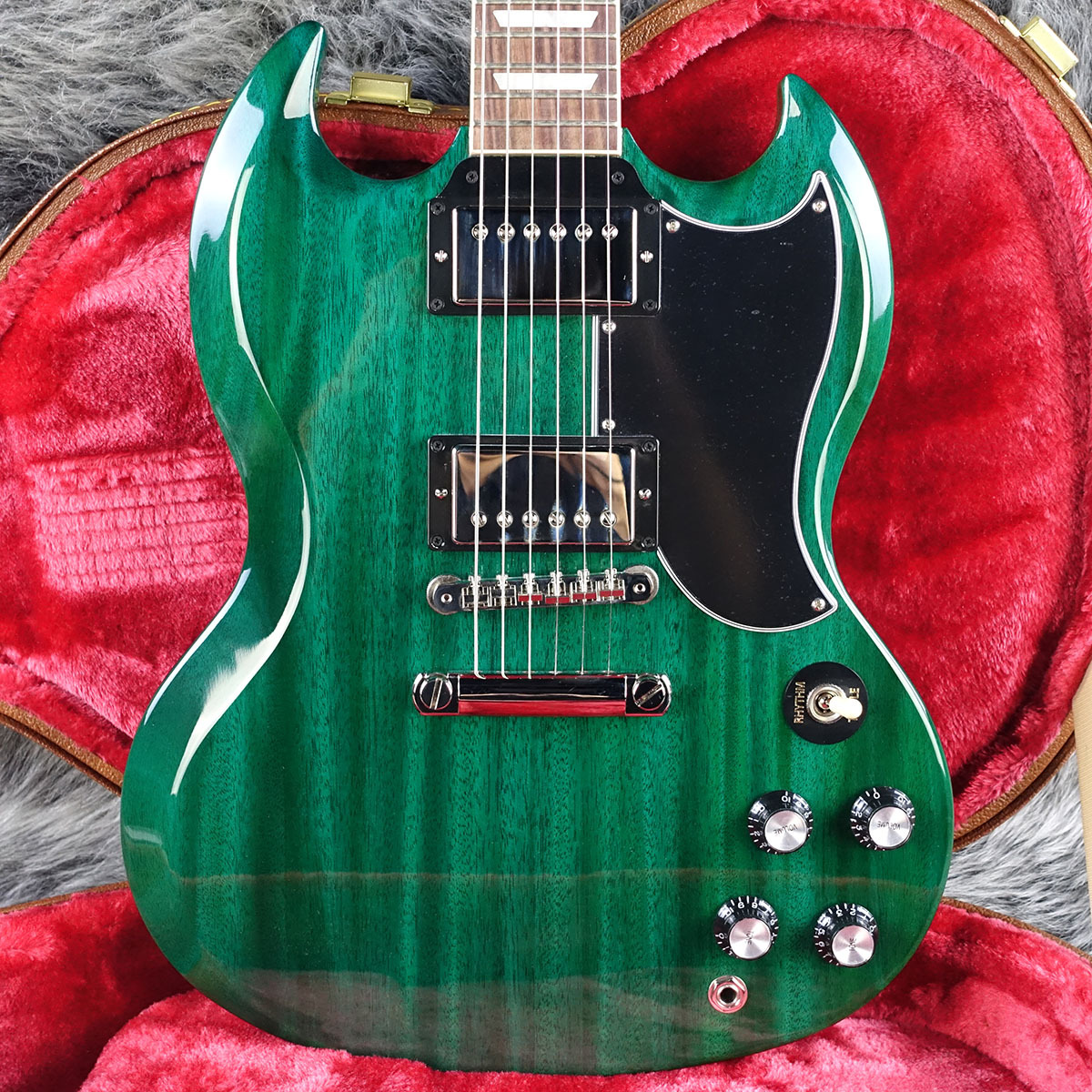 Gibson SG Standard '61 Stop Bar Translucent Teal（新品/送料無料