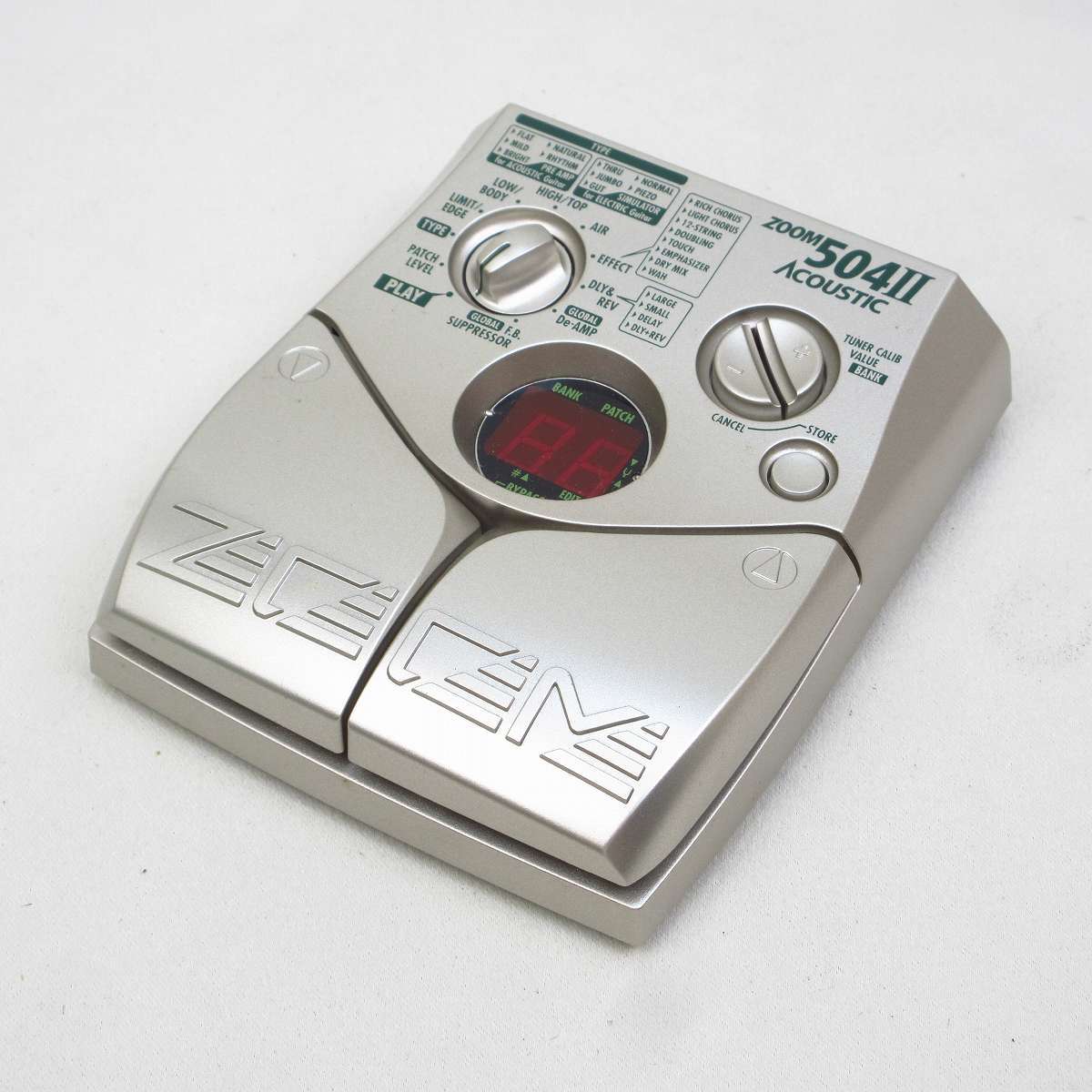 ZOOM 504II Acoustic Effects Pedal アコースティックギター用 マルチ