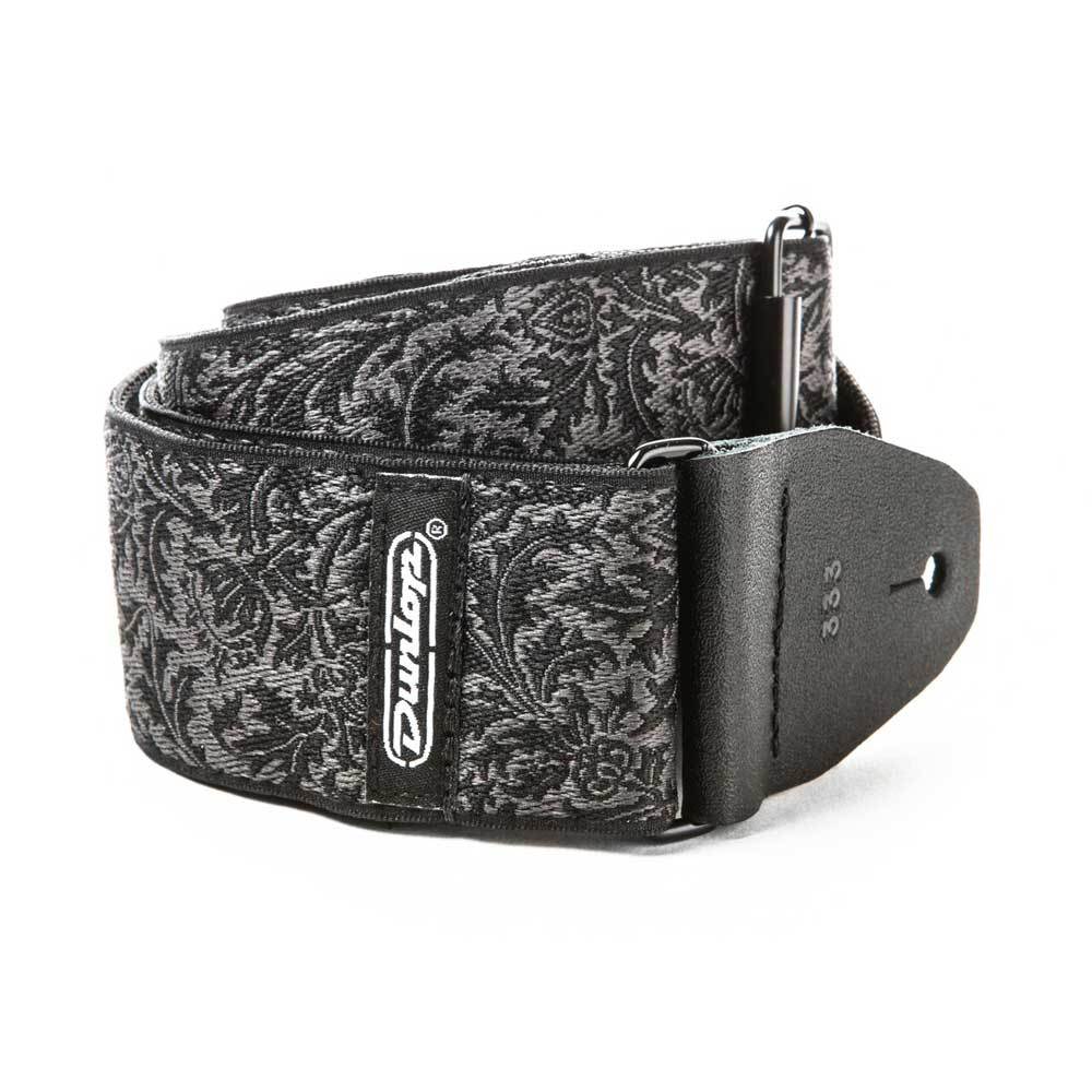 Jim Dunlop D67-14 JACQUARD BLACK THISTLE STRAP ギターストラップ