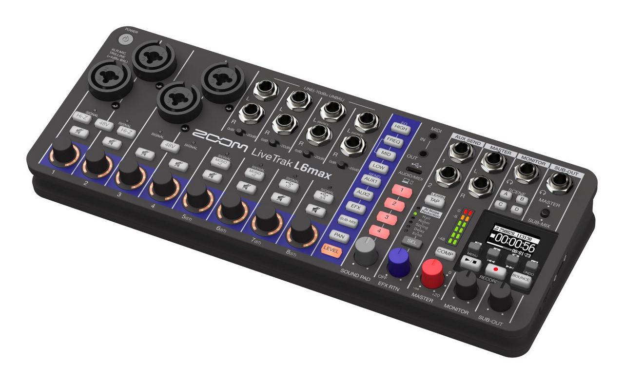 ZOOM LiveTrak L-8 デジタルミキサー 8ch ズーム 音響 ケース付き 中古