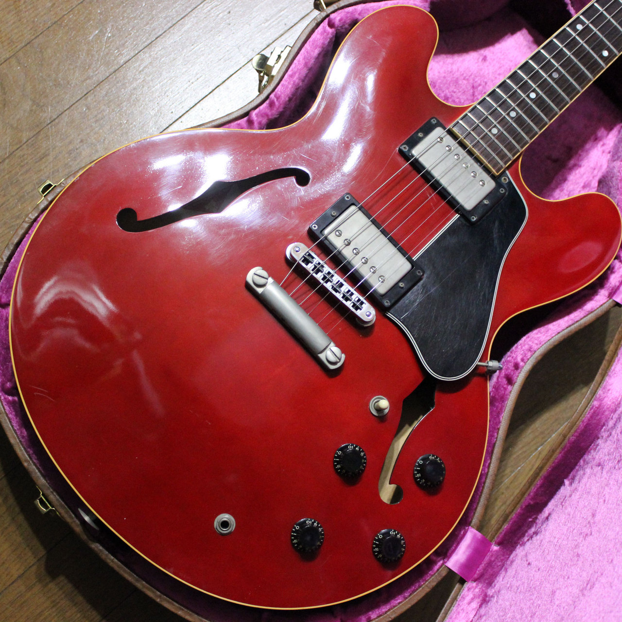 Gibson ES-335 Dot Cherry RED ドット・ポジション・マーカー チェリー 