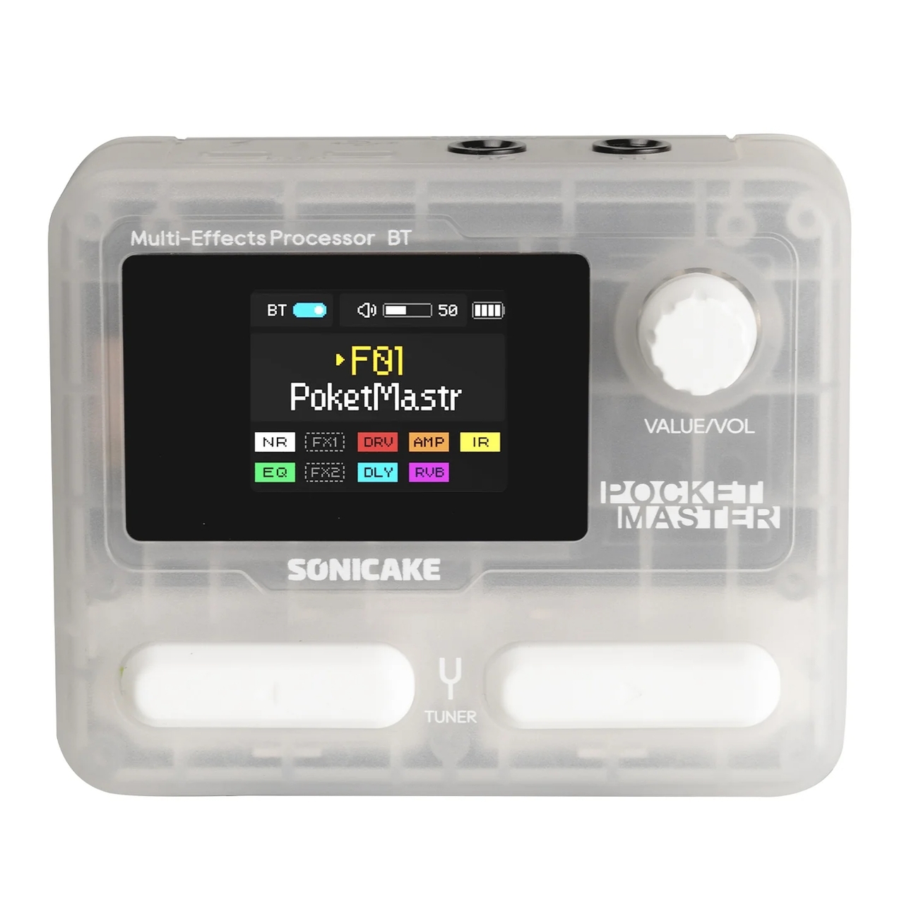 ほぼ新品 POCKET MASTER BT マルチエフェクター　専用ケース付き □新品 SONICAKE POCKET MASTER TB 英語 バージョン SONICAKE