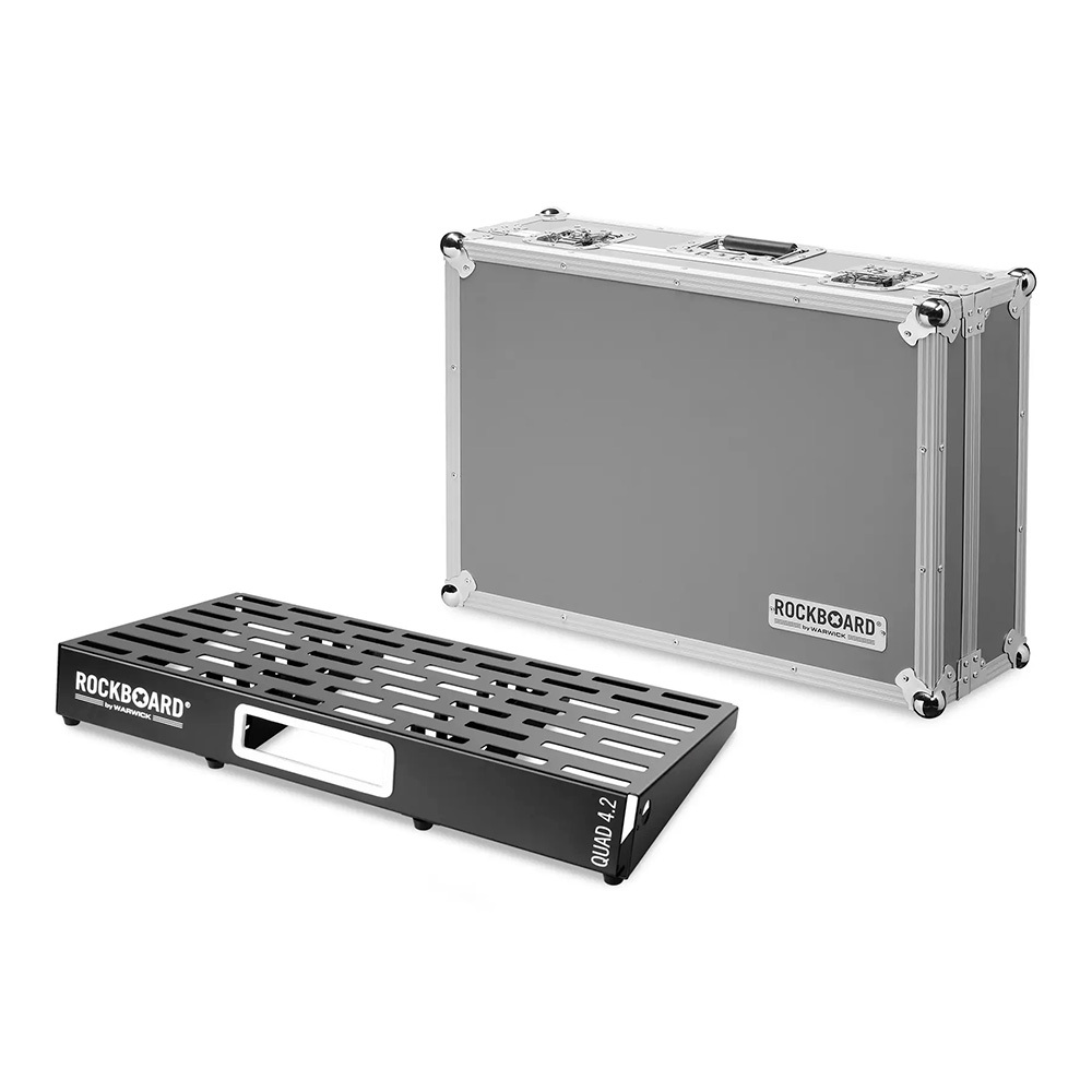 RockBoard QUAD 4.2 エフェクターボード 本体 ROCKBOARD by WARWICK QUAD 4.2, Pedalboard with Flight Case [RBO B