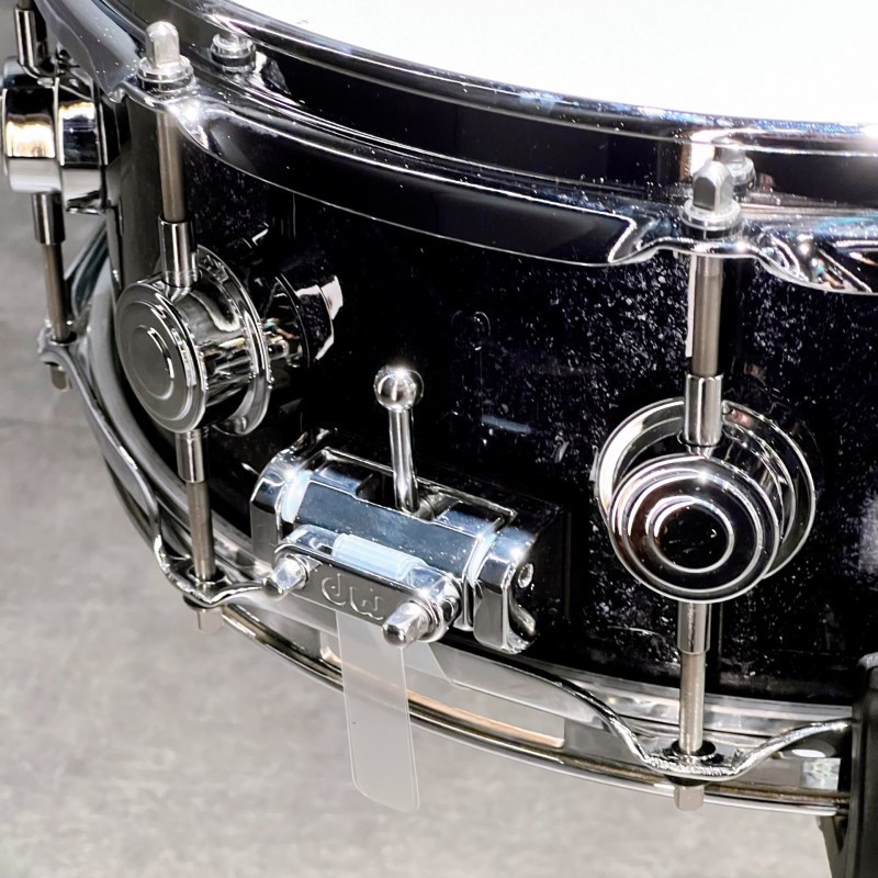 dw Collector's Pure Maple Snare Drum 14×5 / Gun Metal Sparkle