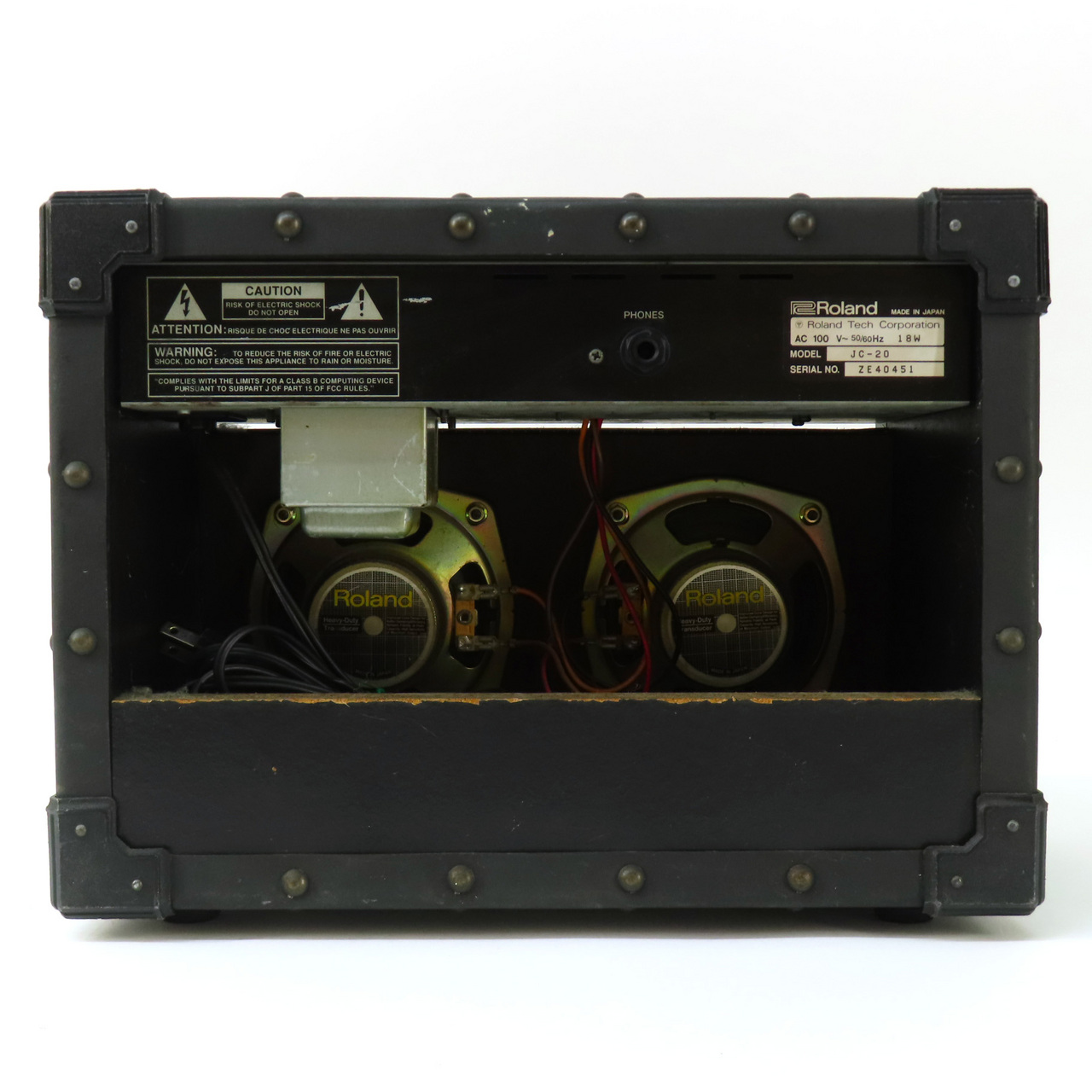 美品 Roland JAZZ Chorus JC-20 日本製 Roland JC-20 Roland Jazz Chorus JC-20【初期型 Made in Japan