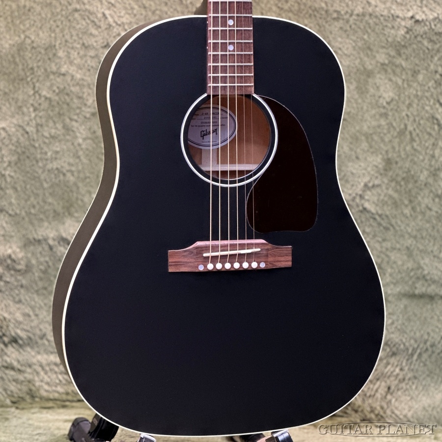魔幻ジャイロ葉　ブラックエボニー Gibson J-45 Special -Satin Ebony- #20556081【48回迄金利0%対象