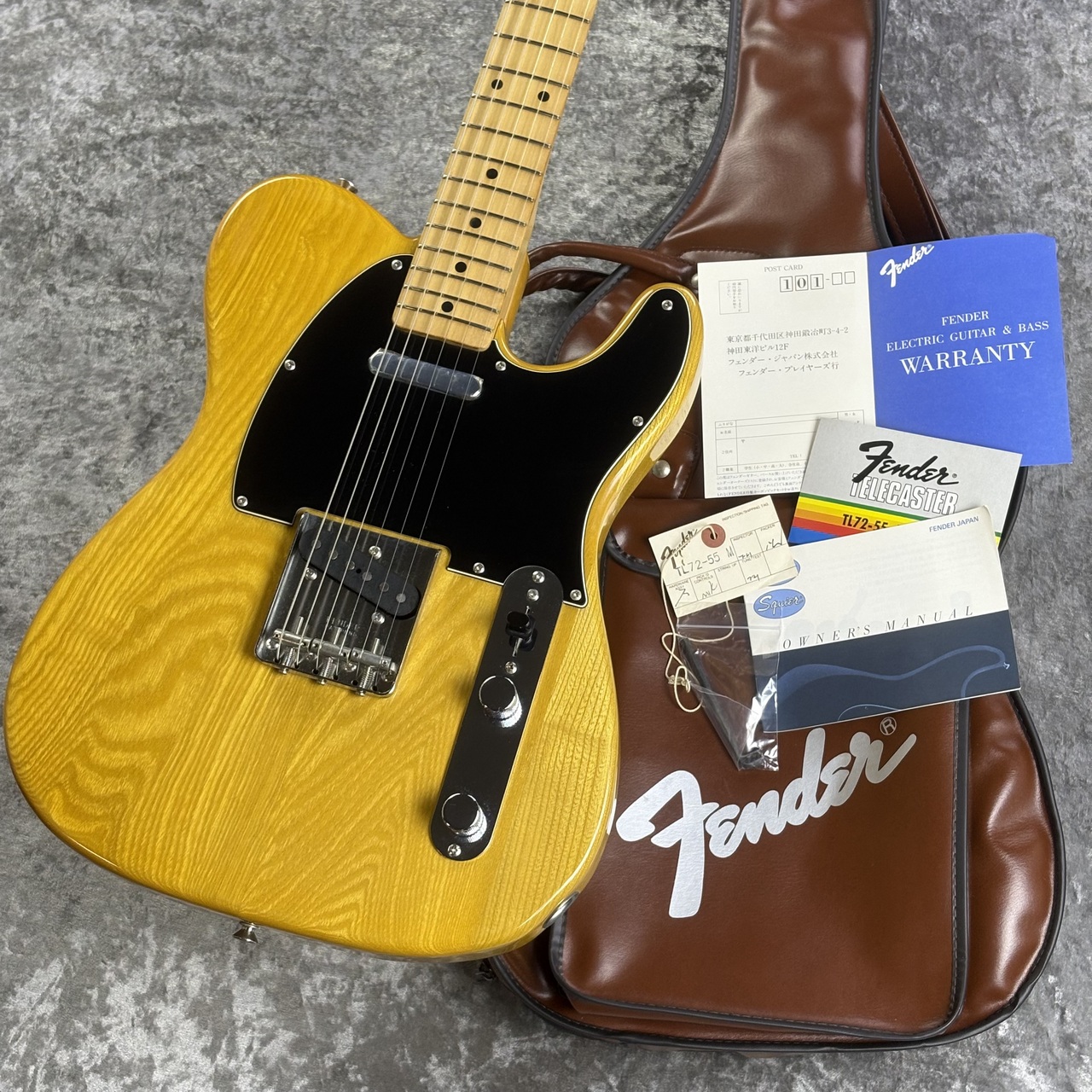 Fender Japan テレキャスター　EシリアルTL72-55R Fender Japan 【Eシリアル】TL72-55 NAT/M 【約3.57kg】（中古）【楽器