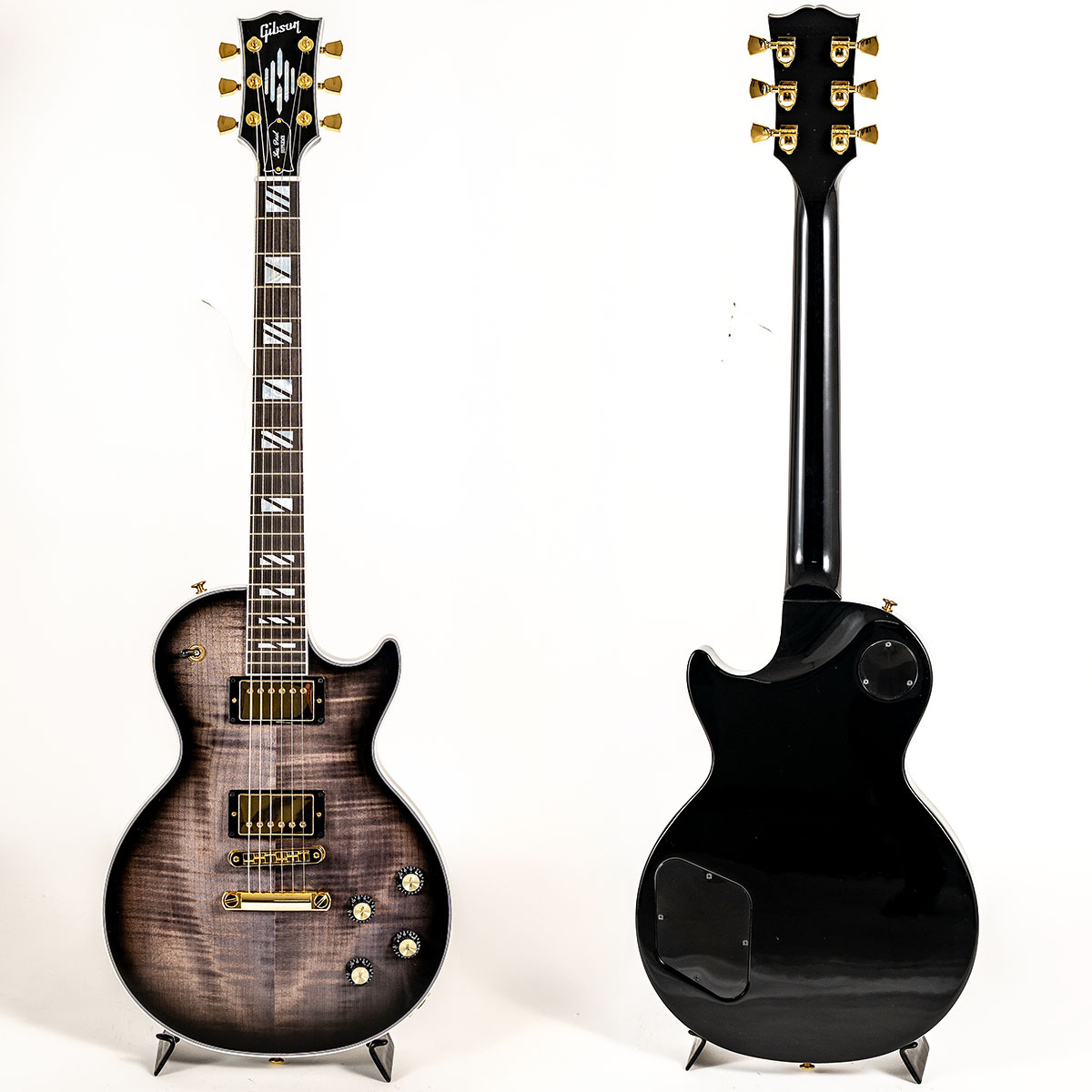 レスポール シースルーブラック 虎目 Gibson Les Paul Supreme (Translucent Ebony Burst)（新品）【楽器