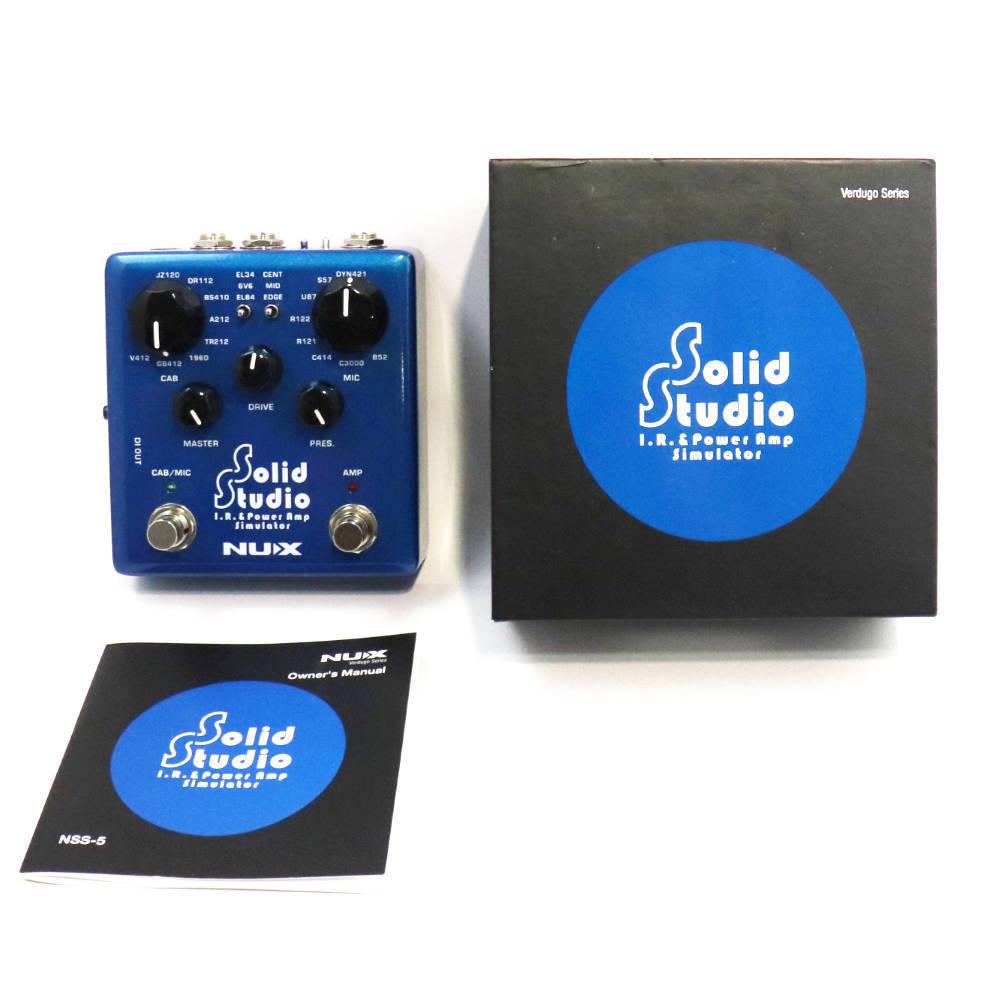 nux 【中古】 パワーアンプシミュレーター エフェクター NSS-5 Solid Studio I.R.u0026Power Amp simulator （中古/送料無料）【楽器検索デジマート】