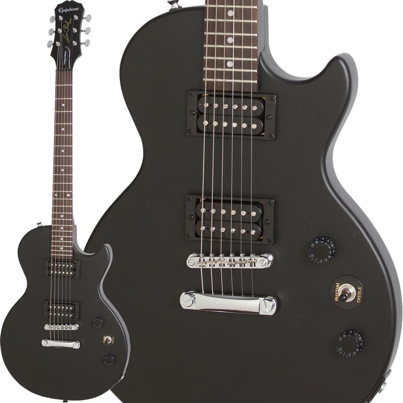 新品同様　エピフォンLes Paul Special VE Worn Ebony Epiphone Les Paul Special Satin E1 Electric Guitar - Vintage