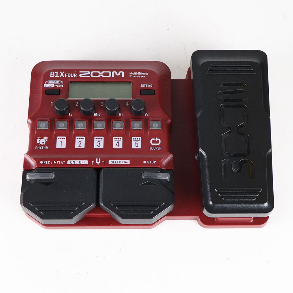 ZOOM B1X FOUR ベースエフェクター 美品 ZOOM 【中古】 ベースマルチエフェクター ZOOM B1X FOUR（中古/送料