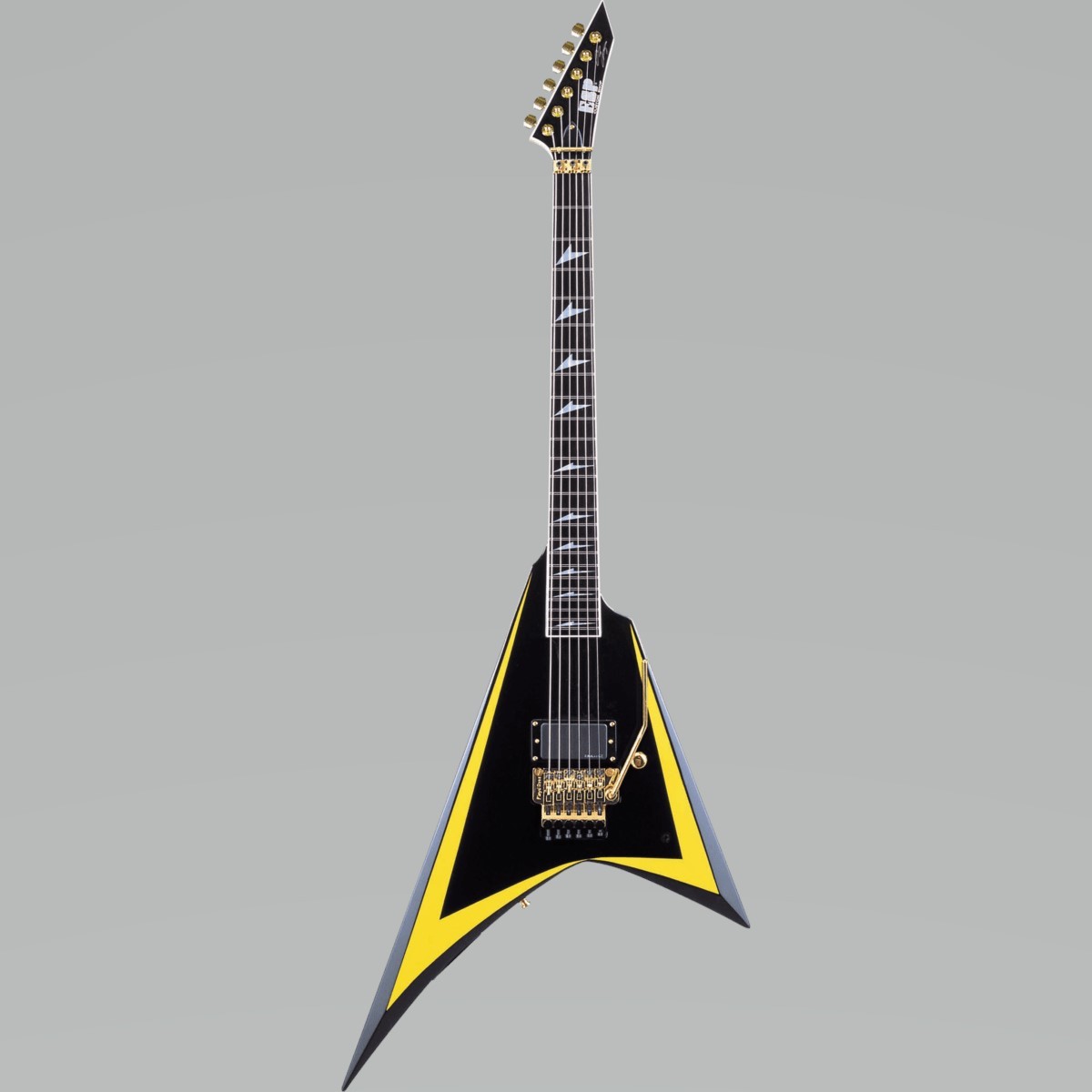 ESP ALEXI ARROW HEAD / Black with Yellow Stripe（新品/送料