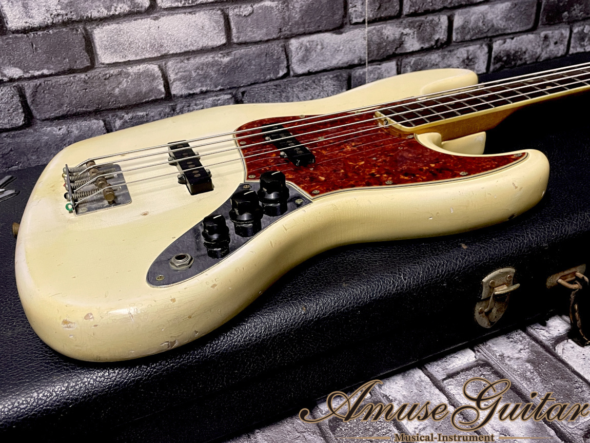 Fender Jazz Bass # Olympic White 1966年製【Matching Head】