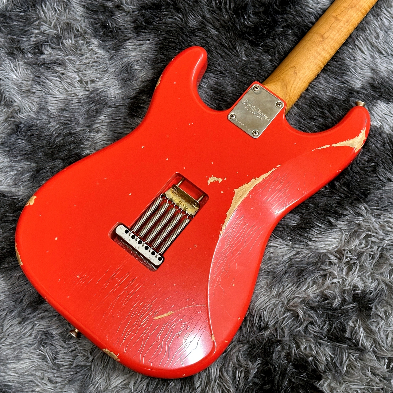 Xotic XSC-1 Fiesta Red Medium Aged w/Roasted Flame Maple Neck【旧