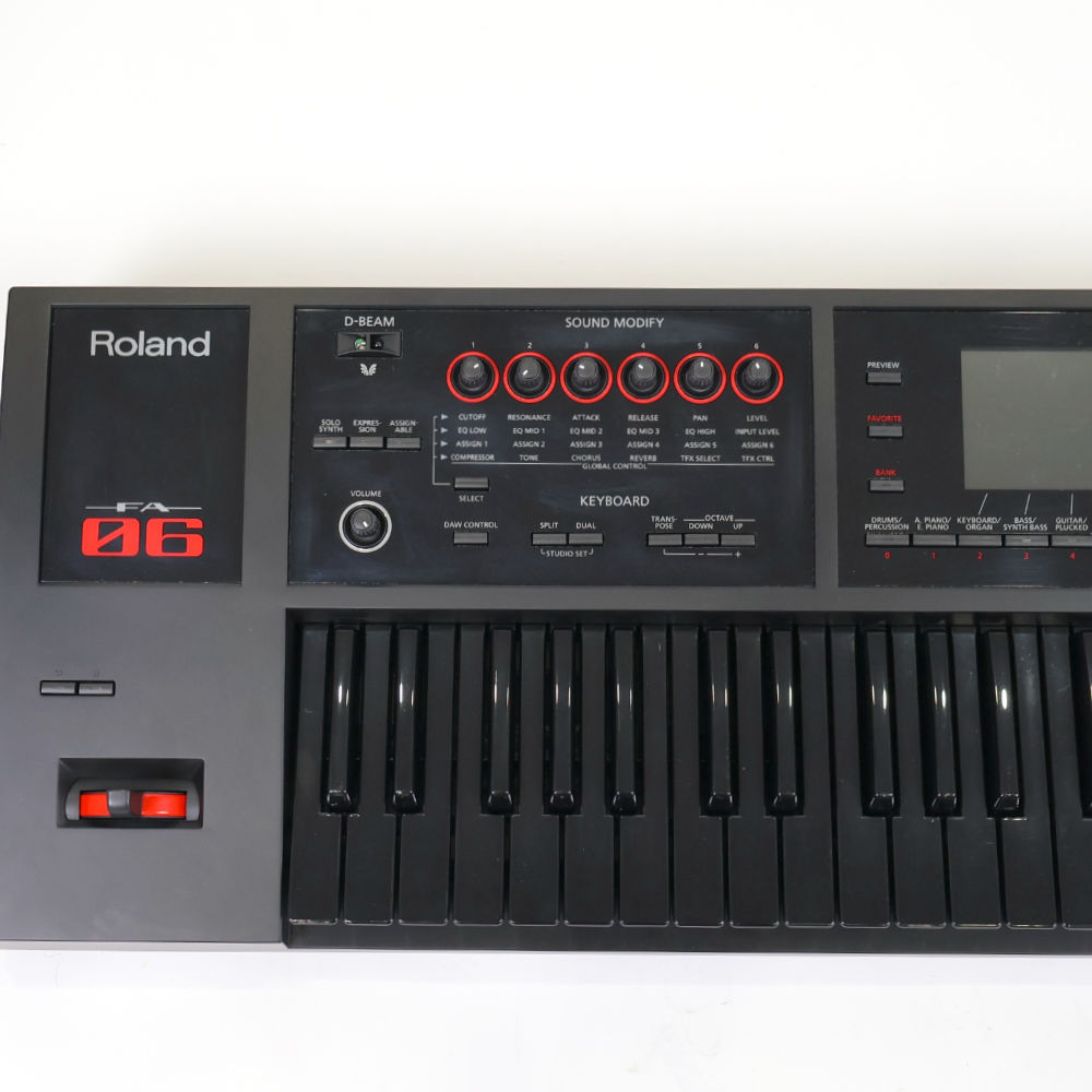 Roland FA-06B【限定色】 数量限定カラー】FA-06 と JUNO-DS にオールブラックモデルが