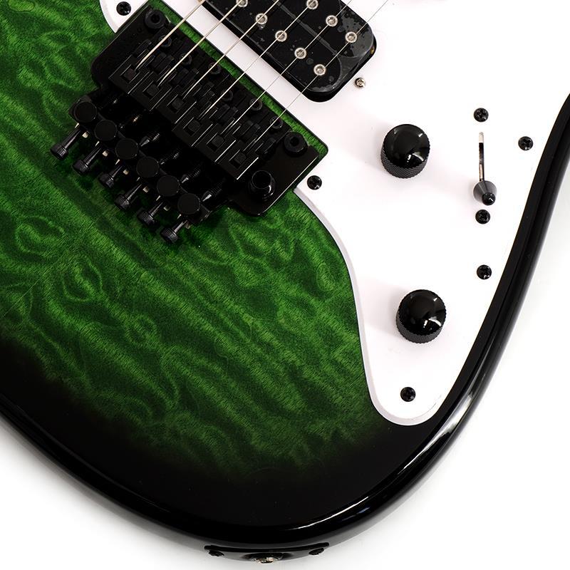 Jackson X Series Signature Adrian Smith SDXQM (Transparent Green