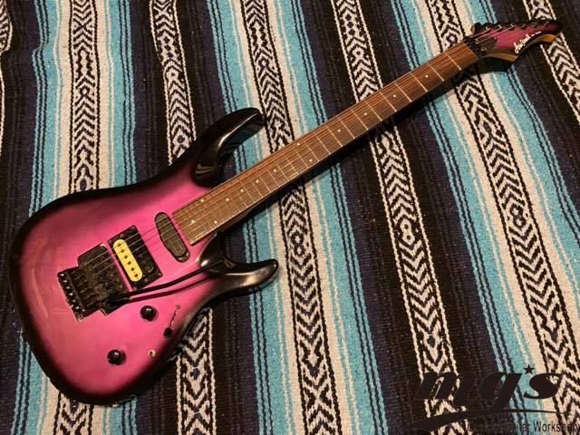 Aria pro2 MAC 28フレット ロック式トレモロブリッジ Aria pro2 MAC 28