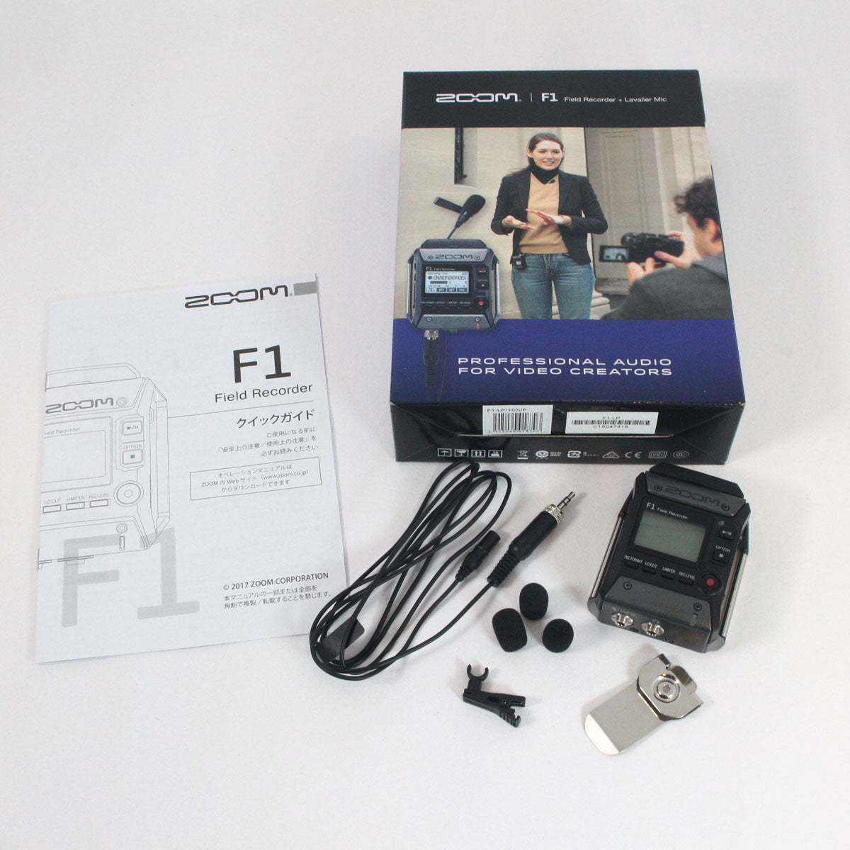 ZOOM F1-LP / F1 Field Recorder + Lavalier Mic Pack 【渋谷店