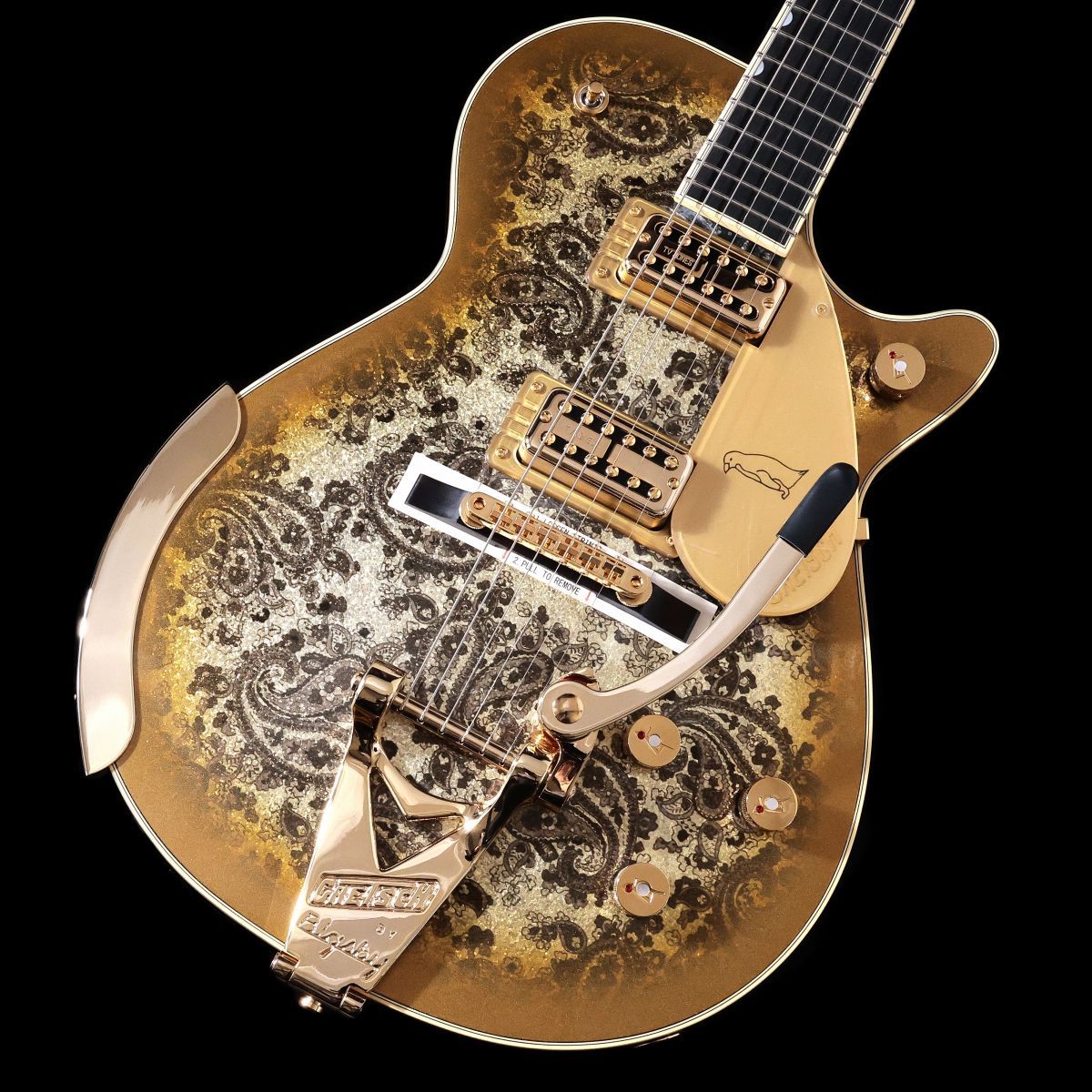 Gretsch G6134TG Limited Edition Paisley Penguin Gold Paisley(重量