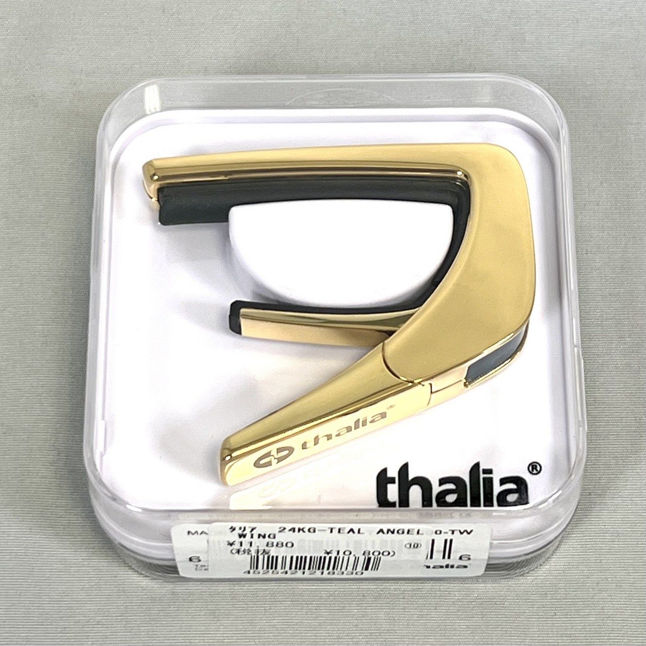 Thalia Capo Exotic Shell Series 24K Gold Paua Heart [新仕様] タリアカポ Thalia Exotic Series Shell Collection Capo ~ Black Chrome with Purple Paua  Inlay