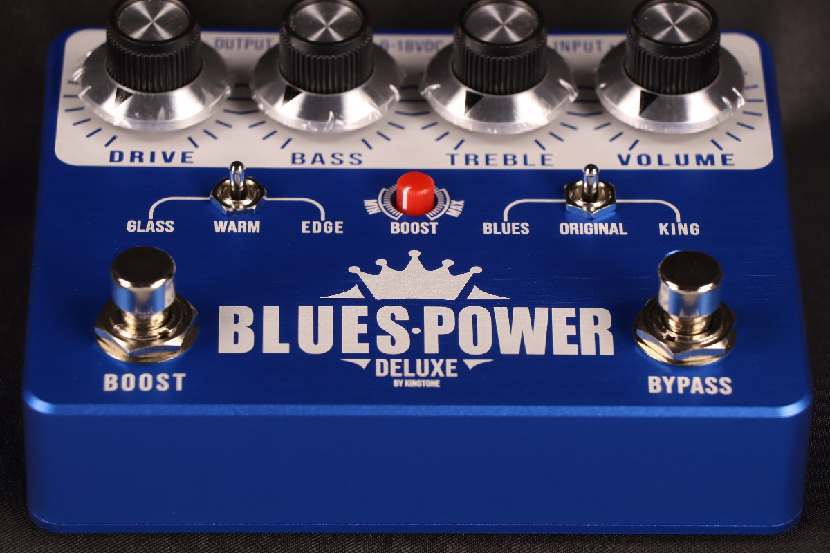 KING TONE GUITAR Blues Power Deluxe “Blue” オーバードライブ 【国内
