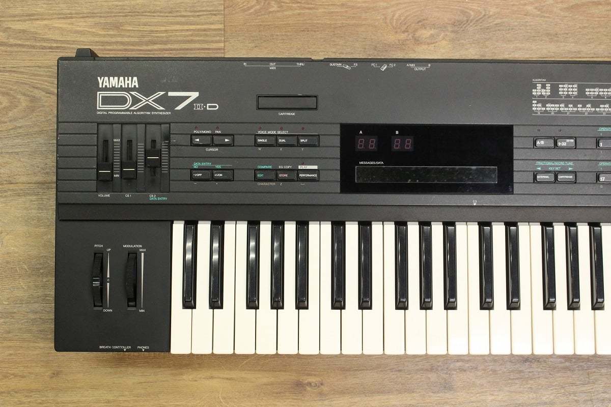 YAMAHA DX7Ⅱ-D シンセサイザー キーボード ヤマハ 070509 YAMAHA DX7 II-D Synthesizer Digital Keyboard | eBay