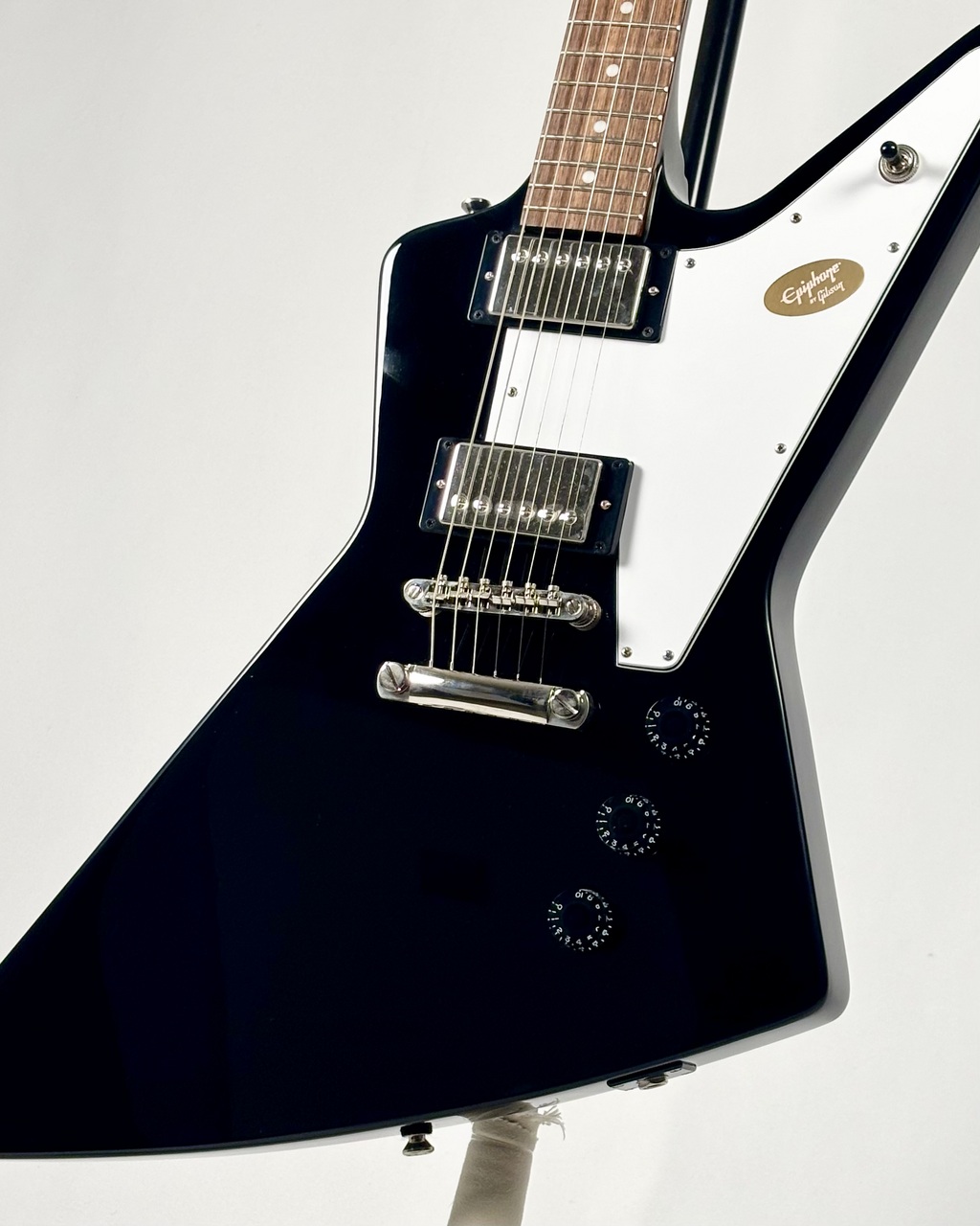 epiphone Explorer Ebony エクスプローラー EPIPHONE INSPIRED BY GIBSON ORIGINAL DESIGNER EXPLORER EBONY