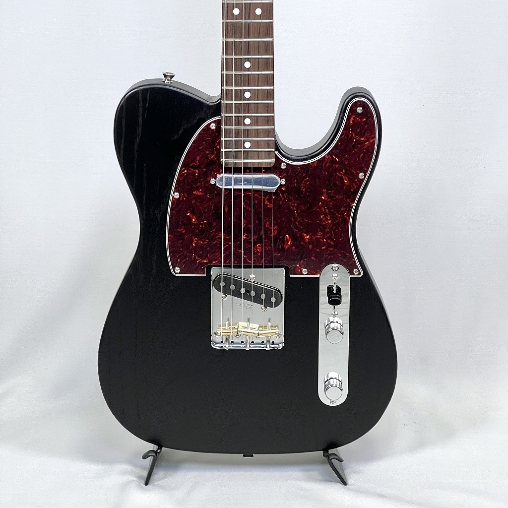 Fender テレキャスター ブラック 動作しますがジャンク品扱い Fender Made in Japan Limited Telecaster®, Raw Ash Black