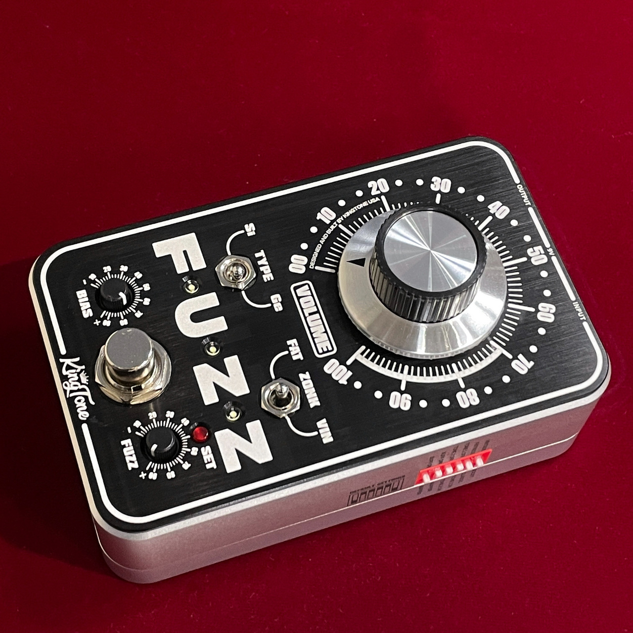 KING TONE GUITAR miniFUZZ V2 【SiとGeのサウンドを1台に!】【送料