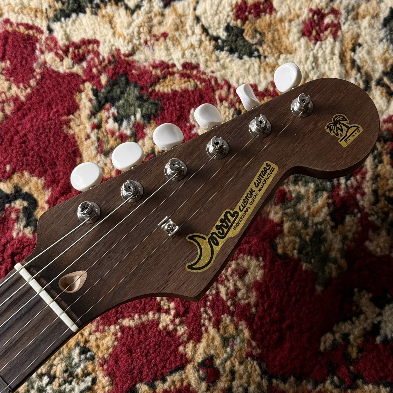 Moon ST-C Rosewood Neck Sonic blue【ローズウッド1Pネック】【3.21