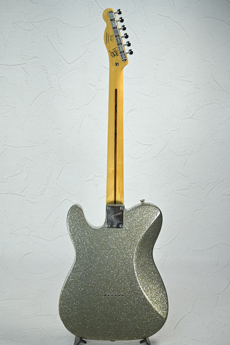 Squier by Fender Haruna Telecaster Skullsilver Dark Silver Sparkle