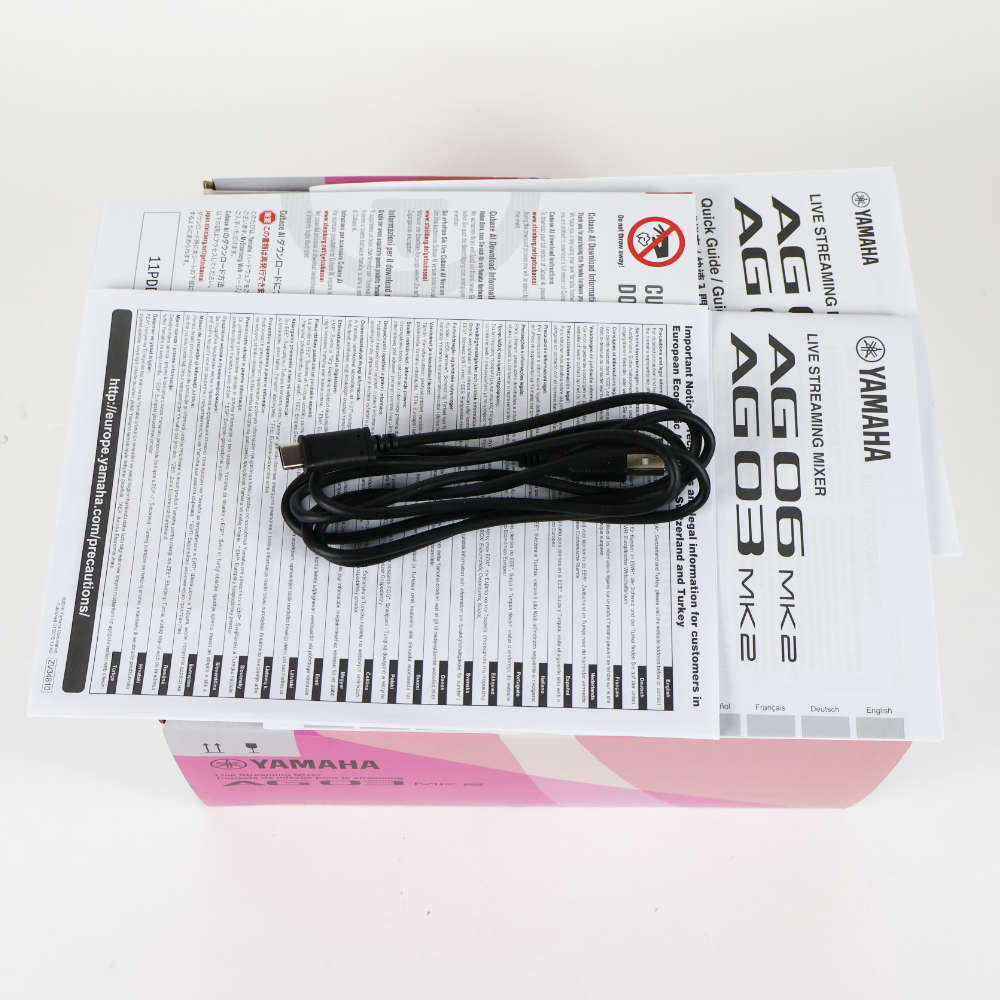 YAMAHA 【中古】 ミキサー ヤマハ YAMAHA AG03 mk2 W ライブ