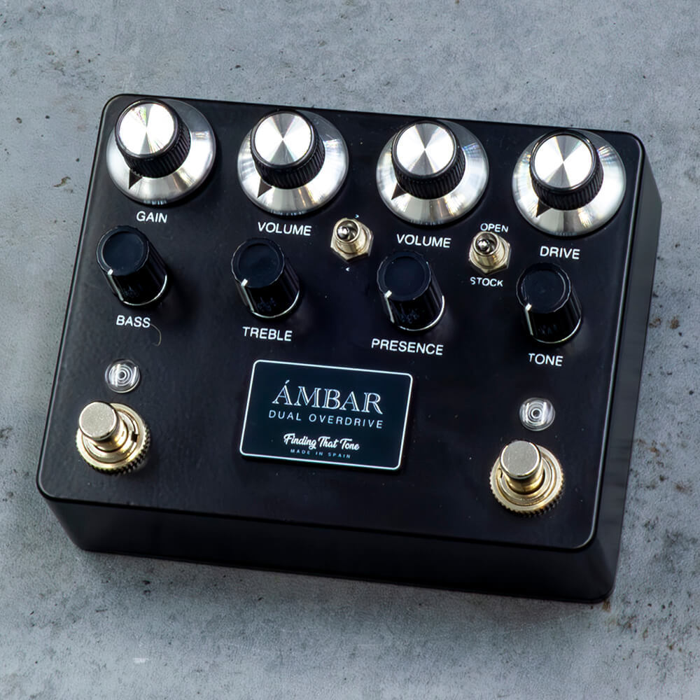 Finding That Tone ÁMBAR / Matte Black【伝説的なKlonとTS10の回路を