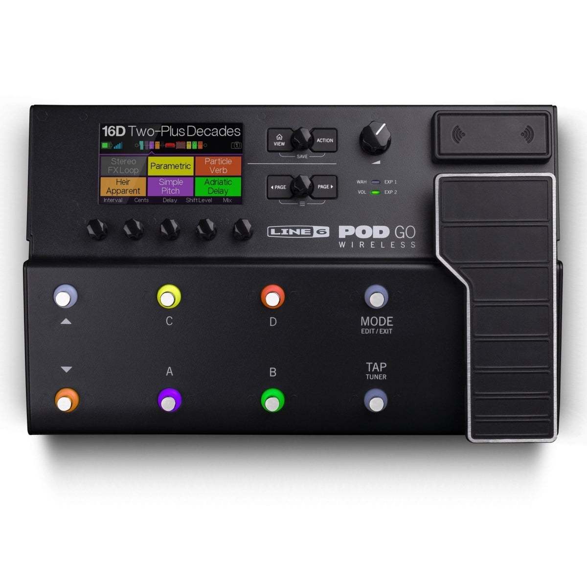 【美品】Line 6 POD Go Wirelessマルチエフェクター【完動品】 LINE 6 POD Go Wireless ライン6ラインシックス ワイヤレス マルチ