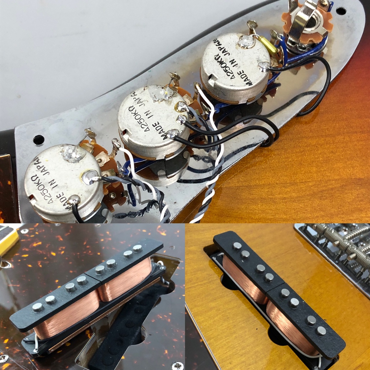 Fender Japan JB65B-95US 2006年～2008年製 ダイナ組み込み