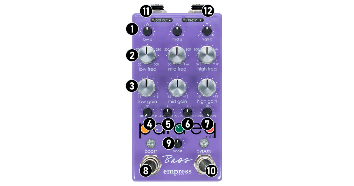 Empress Effects Bass ParaEQ《パライコライザー》【オンラインストア