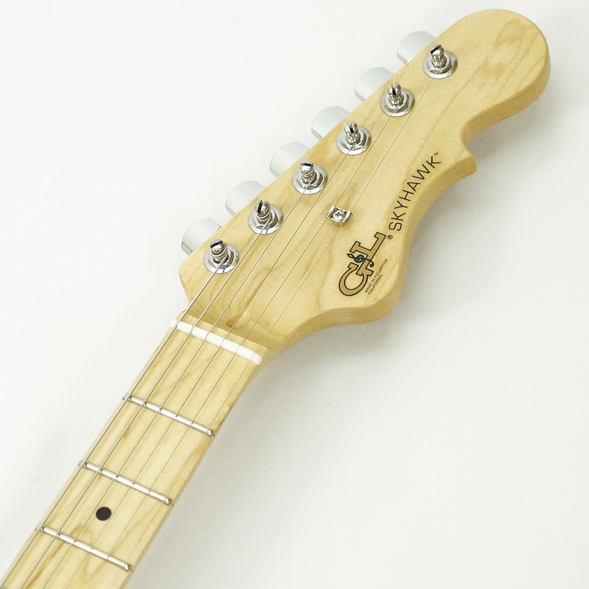 USA製 G&L SKYHAWK エレキギター ラッカー アーム ハードケース付 G&L Fullerton Deluxe SKYHAWK HH (Jet Black/Maple) [アウトレット