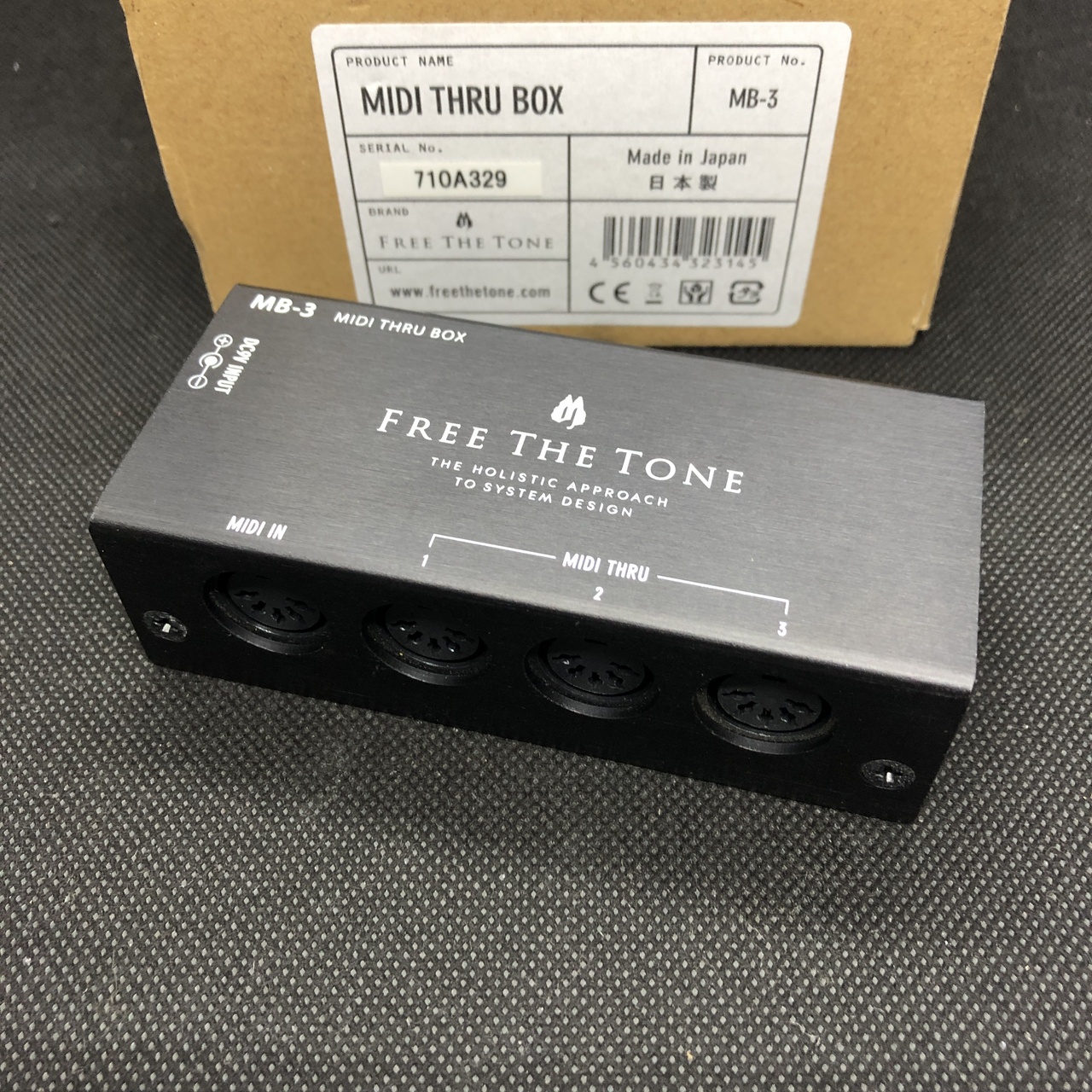 Free The Tone MB-3 MIDI THRU BOX（中古/送料無料）【楽器検索
