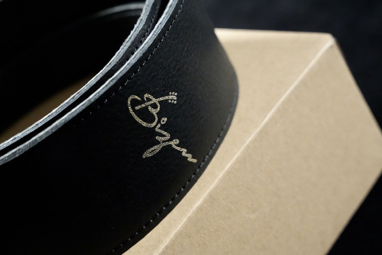 Bizen Works × Grande uomo/Black Leather Strap 【Mサイズ】（新品