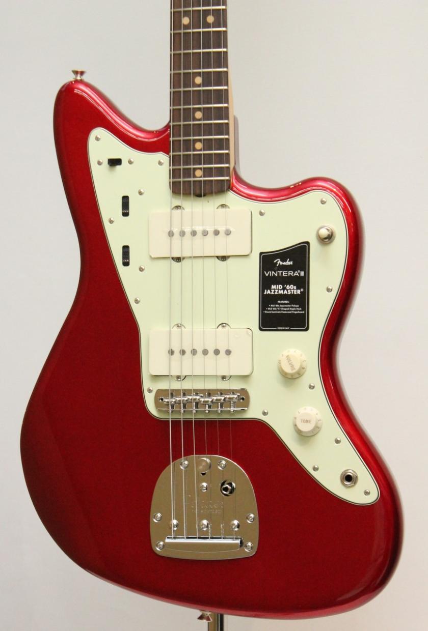 Fender Vintera III Mid '60s Jazzmaster / Candy Apple Red 【3.63kg