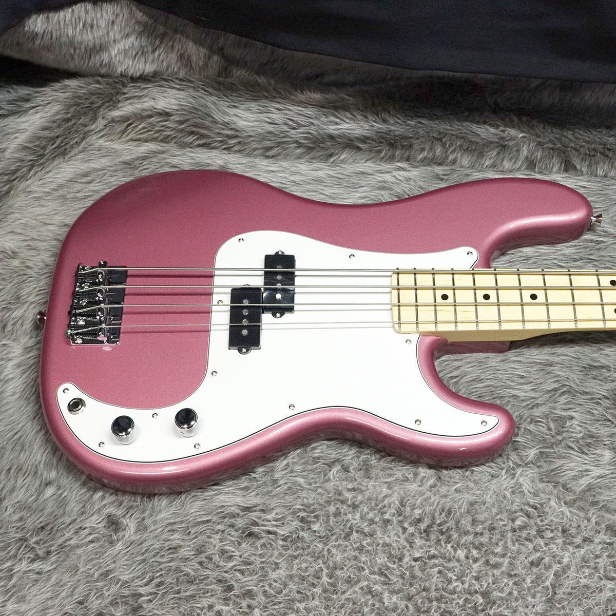 Fender Made In Japan Hybrid II Precision Bass MN Burgundy Mist Metallic  with Matching Head（新品/送料無料）【楽器検索デジマート】