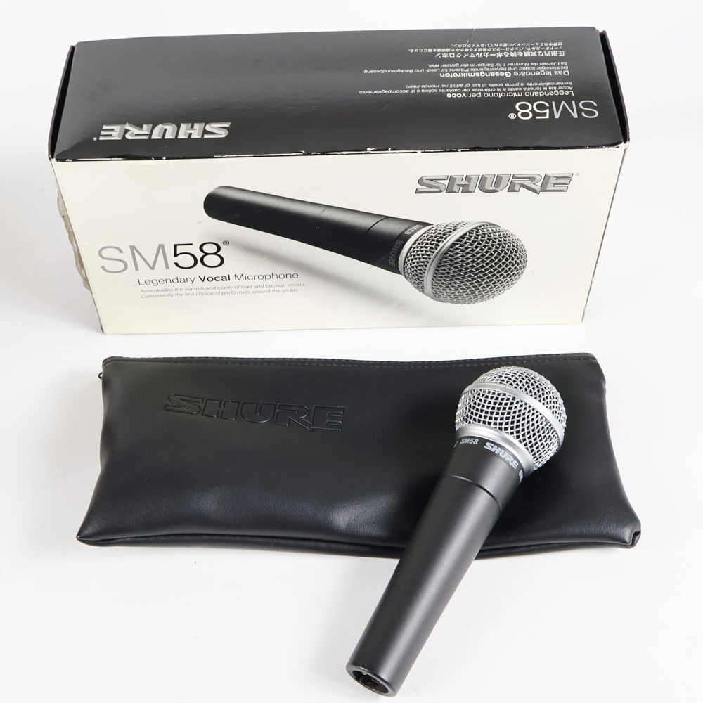 ⑥ SHURE SM58 シュアー ダイナミックマイク Shure シュアー